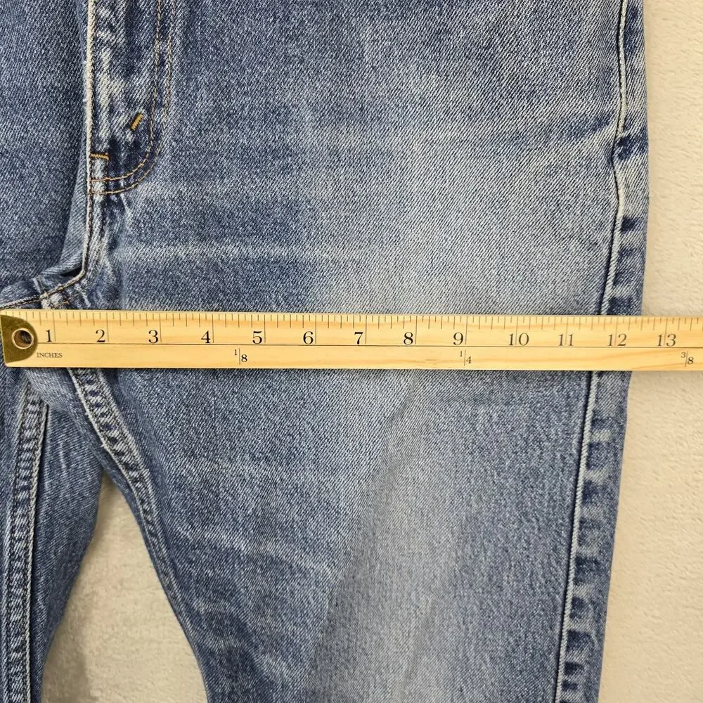 Vintage Levis 505 Jeans Mens 34x30 (Fits 33x28) Blue Straight Fit Whisker Fade